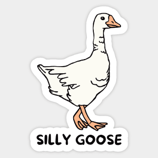 Silly Goose Pocket Patch Sticker